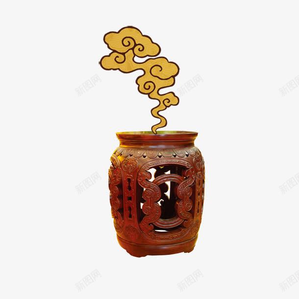 香炉中国风古典高雅png免抠素材_新图网 https://ixintu.com 中国风 古典 香炉 高雅