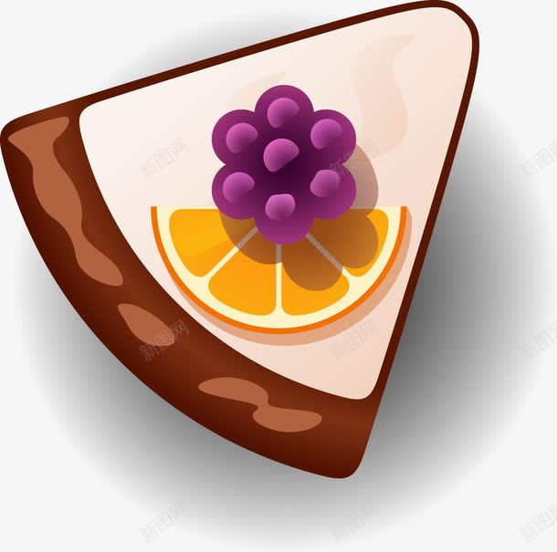 手绘三角面包png免抠素材_新图网 https://ixintu.com 三角面包 手绘 零食