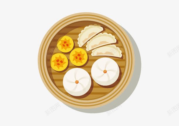 蒸包png免抠素材_新图网 https://ixintu.com 图形 肉包 蒸包