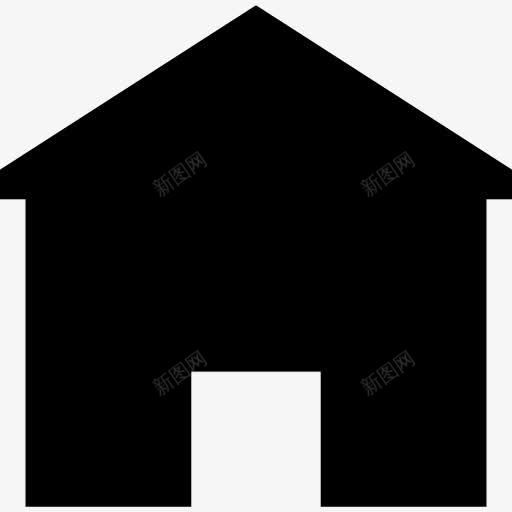 房子正面图标png_新图网 https://ixintu.com 家居 建筑 房子