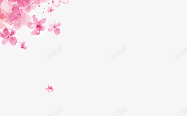 粉色飘零花瓣png免抠素材_新图网 https://ixintu.com 粉色 花瓣 飘零