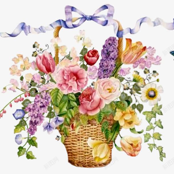 装饰花篮png免抠素材_新图网 https://ixintu.com 花篮 装饰素材