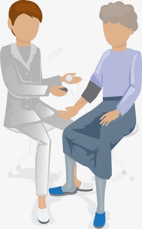 医务人员矢量图eps免抠素材_新图网 https://ixintu.com 鍋忓钩鍖 鍖绘姢宸綔 鍖荤敓 鎶 鐭噺 矢量图