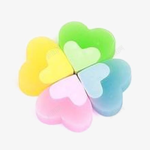 柔软的橡皮擦png免抠素材_新图网 https://ixintu.com 可爱 彩色 柔软 橡皮擦 白色 超弹性