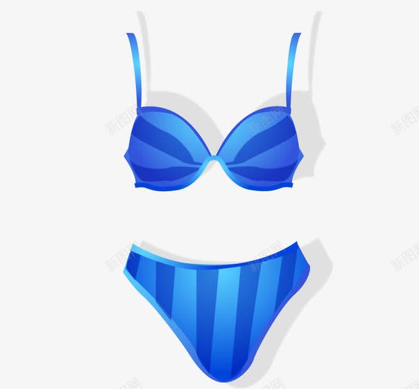 手绘比基尼png免抠素材_新图网 https://ixintu.com 女性用品 手绘女性用品 比基尼