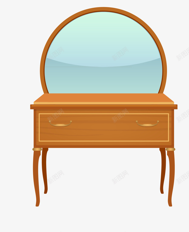 木质家具矢量图eps免抠素材_新图网 https://ixintu.com 卡通家具 家具 家居 家居装饰 木质家具 矢量图