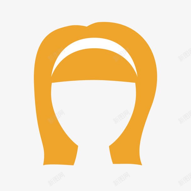 学院风复古女假发png免抠素材_新图网 https://ixintu.com 复古 女假发 学院风