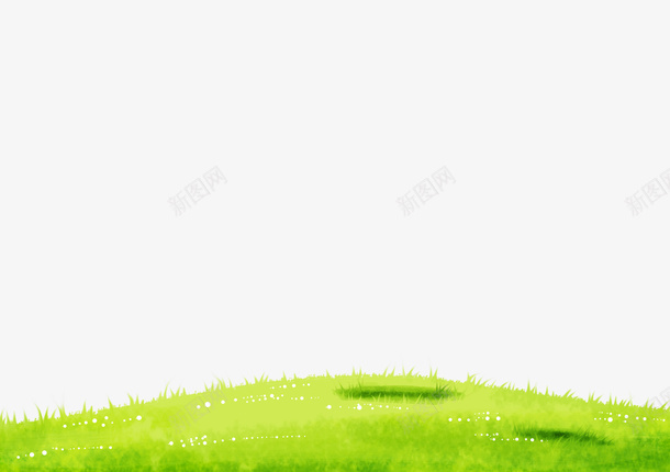 绿色的草地png免抠素材_新图网 https://ixintu.com 矢量草地 绿地 绿色 草地 装饰 装饰画