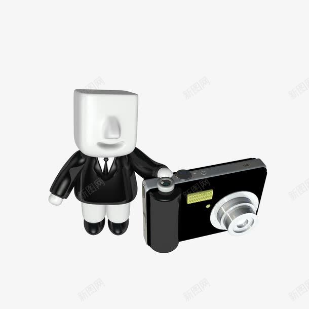 摄影小人热爱摄影png免抠素材_新图网 https://ixintu.com 摄影 摄影动作 摄影工具 摄影道具