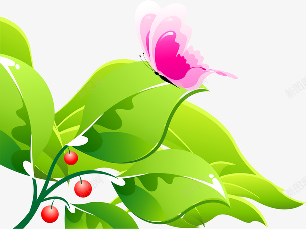 荷花矢量图eps免抠素材_新图网 https://ixintu.com png 叶子 矢量素材 绿色 荷花 矢量图