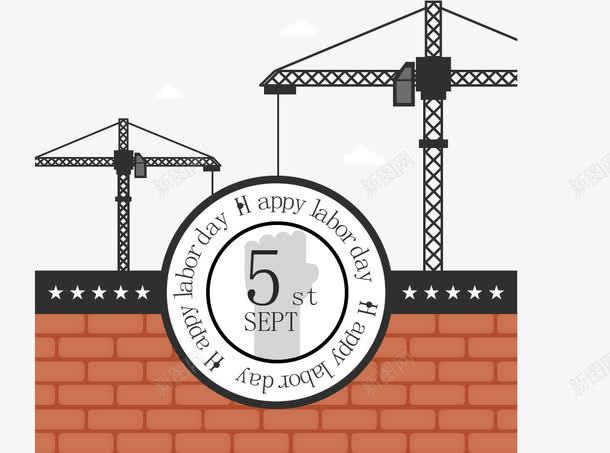 工地png免抠素材_新图网 https://ixintu.com 塔车 工地 工地素材 建筑工地