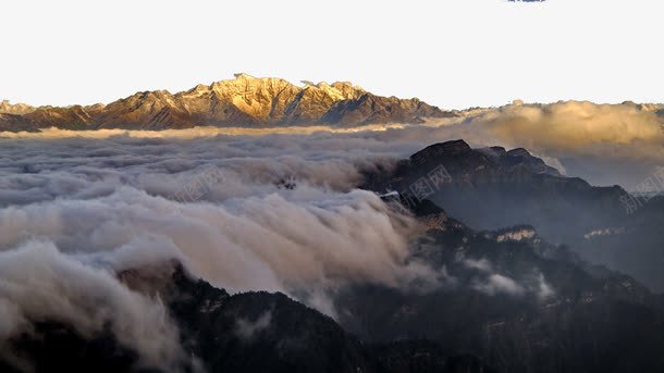 四川牛背山云海十七png免抠素材_新图网 https://ixintu.com 名胜古迹 旅游风景 著名建筑