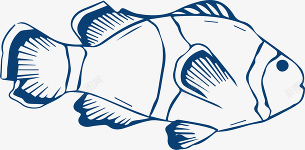 海洋生物手绘小鱼png免抠素材_新图网 https://ixintu.com 世界海洋日 可爱小鱼 手绘小鱼 海洋生物 画画 绘画