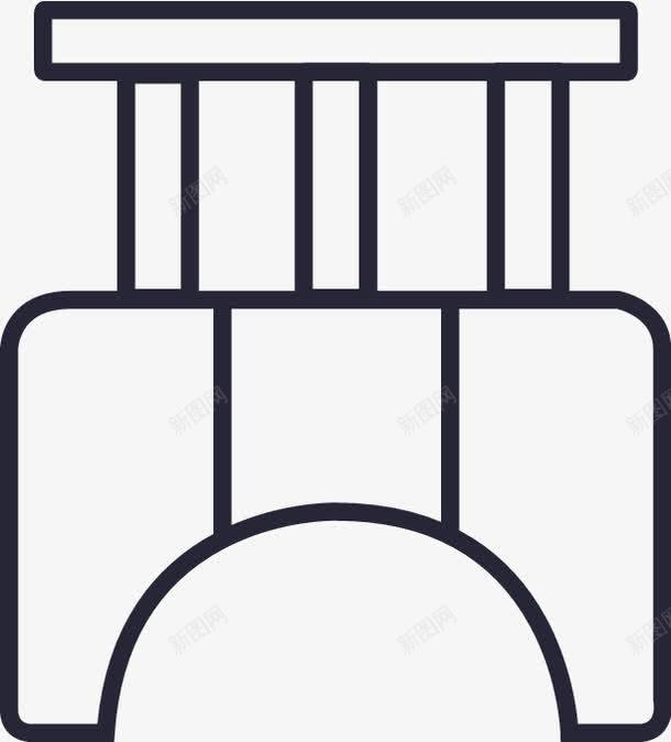 桥梁01图标png_新图网 https://ixintu.com 桥梁01