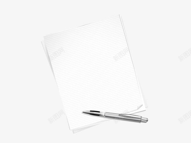学习用具png免抠素材_新图网 https://ixintu.com 办公用具 商务 学习 笔 纸