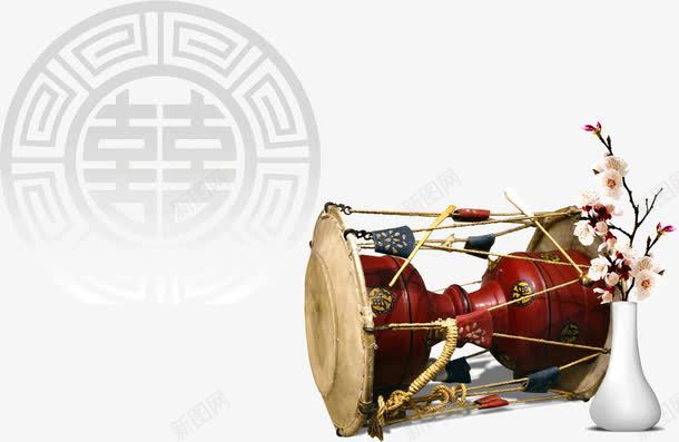 中国风典雅花瓶装饰png免抠素材_新图网 https://ixintu.com 中国风 典雅 花瓶 装饰