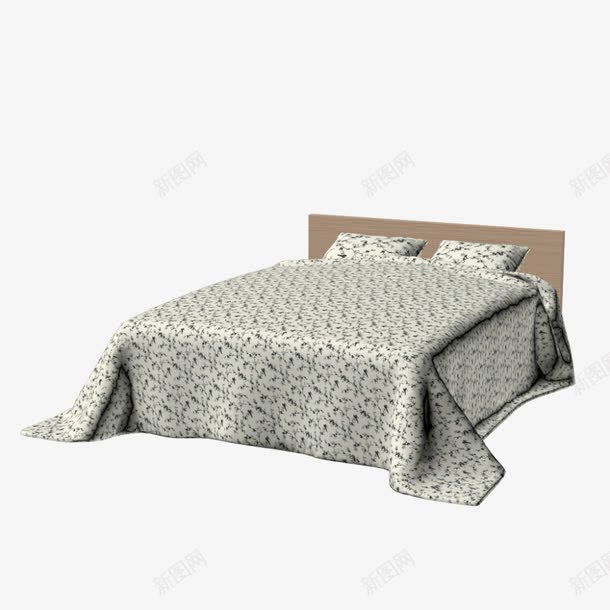睡觉的床png免抠素材_新图网 https://ixintu.com 产品实物 卧室 家具 家居用品 床 床免扣 睡眠