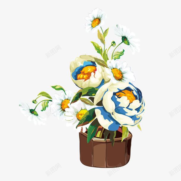 蓝色妖姬花卉店车身广告png免抠素材_新图网 https://ixintu.com 花卉 蓝色妖姬 车身广告