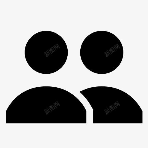 组人用户用户Android图标png_新图网 https://ixintu.com Group people users 人 用户 组