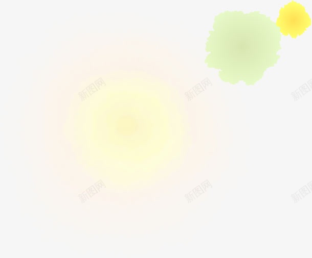 黄绿色墨迹海报装饰png免抠素材_新图网 https://ixintu.com 墨迹 海报 装饰 黄绿色