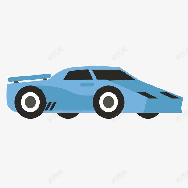 专车蓝色跑车时尚png免抠素材_新图网 https://ixintu.com 专车 时尚 时尚蓝色 蓝色 跑车