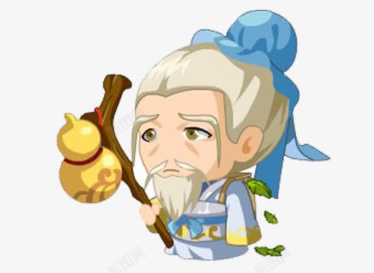插画华佗人物png免抠素材_新图网 https://ixintu.com 中医华佗 人物 华佗 平面 游戏