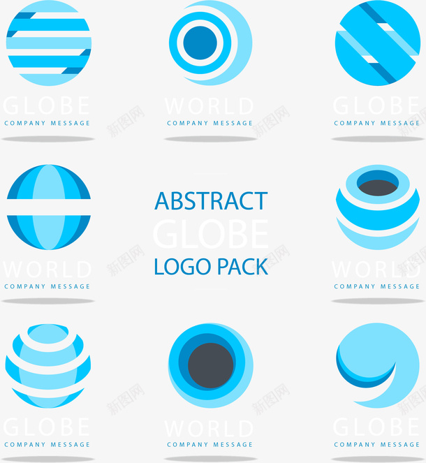 手绘蓝色图标矢量图ai_新图网 https://ixintu.com LOGO logo生成器 图标 手绘 蓝色 矢量图