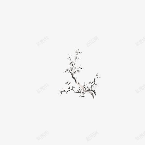 水墨水彩墨png免抠素材_新图网 https://ixintu.com 墨迹 水墨 水墨画 水彩 花 黑色