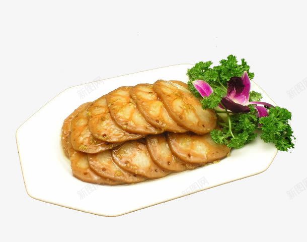 糯米酿莲藕png免抠素材_新图网 https://ixintu.com 糯米 莲藕片 菜式 食物