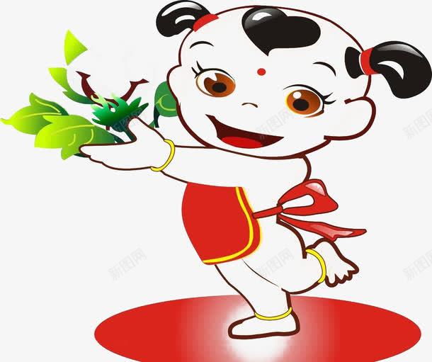 新年人物png免抠素材_新图网 https://ixintu.com 小福娃 新年人物 装饰