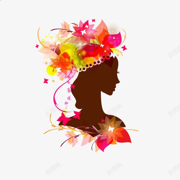 人png免抠素材_新图网 https://ixintu.com 人 人影 花