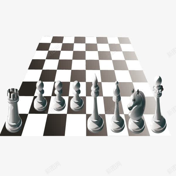 装饰图案棋牌黑白格象棋子矢量图ai免抠素材_新图网 https://ixintu.com 棋牌 装饰图案 象棋子 黑白格 矢量图