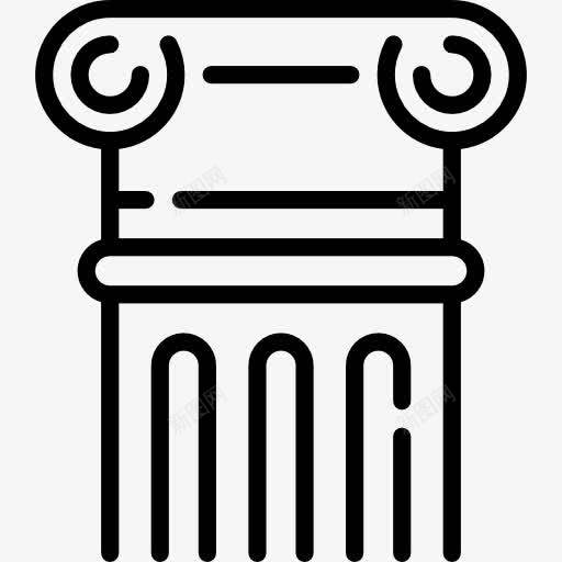柱图标png_新图网 https://ixintu.com 典雅 古董 艺术 装饰 装饰柱