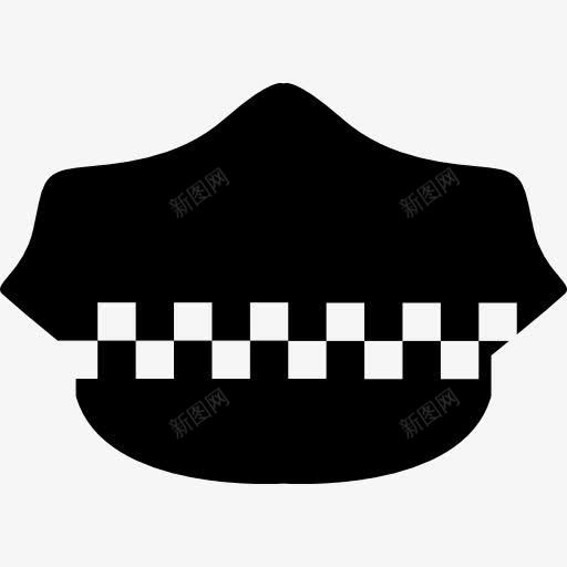 警帽方格细节图标png_新图网 https://ixintu.com 帽 格仔 警帽