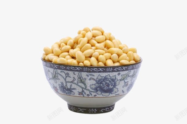 一碗黄豆png免抠素材_新图网 https://ixintu.com 产品实物 豆类 黄豆