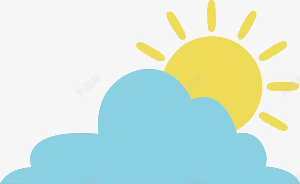 云朵太阳png免抠素材_新图网 https://ixintu.com png透明 云朵 免扣 太阳 手绘