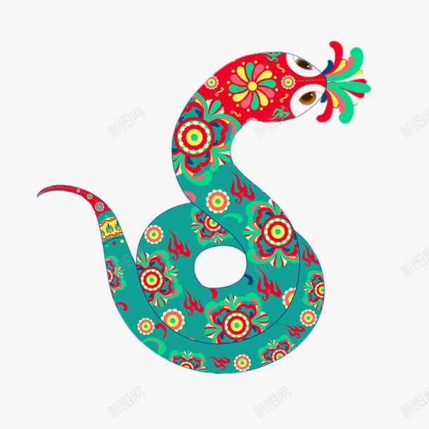 卡通小花蛇png免抠素材_新图网 https://ixintu.com png图片素材 免费png素材 卡通小花蛇 蛇年元素