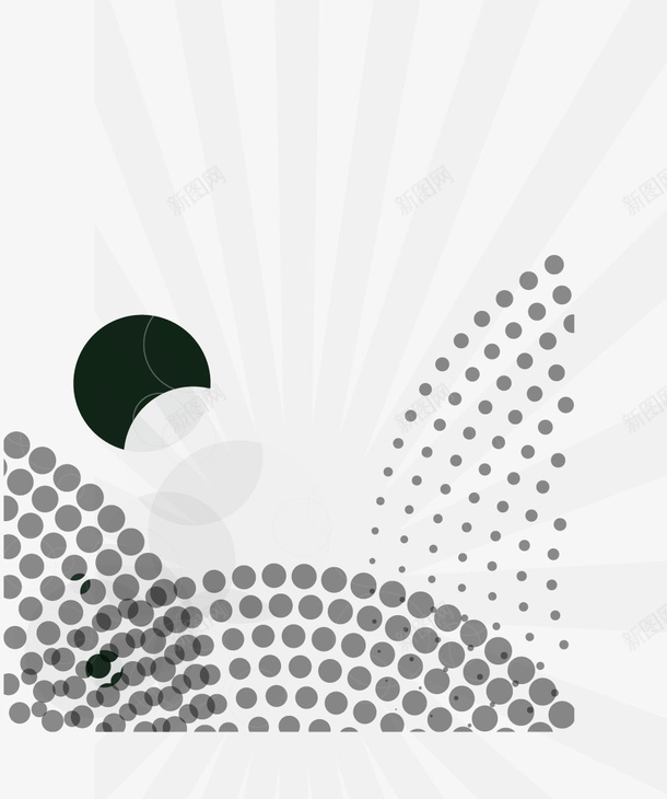 圆形放射线背景矢量图eps免抠素材_新图网 https://ixintu.com 圆形 射线 装饰 矢量图