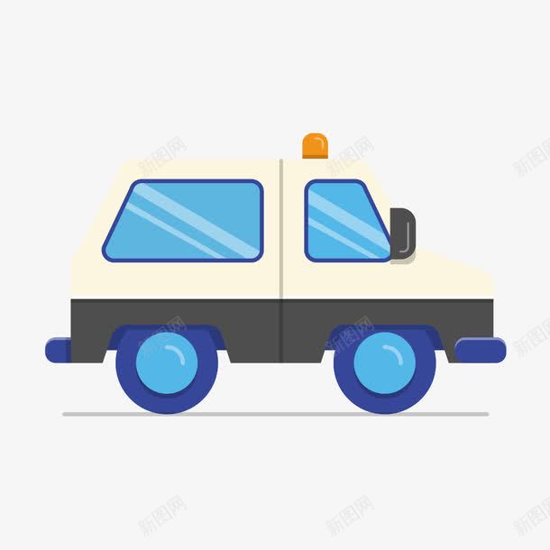 卡通警车png免抠素材_新图网 https://ixintu.com 卡通 警车