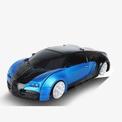 蓝黑色玩具车素材