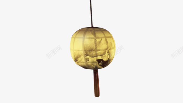 黄纸灯笼图png免抠素材_新图网 https://ixintu.com 免抠图 灯笼 素材 黄纸