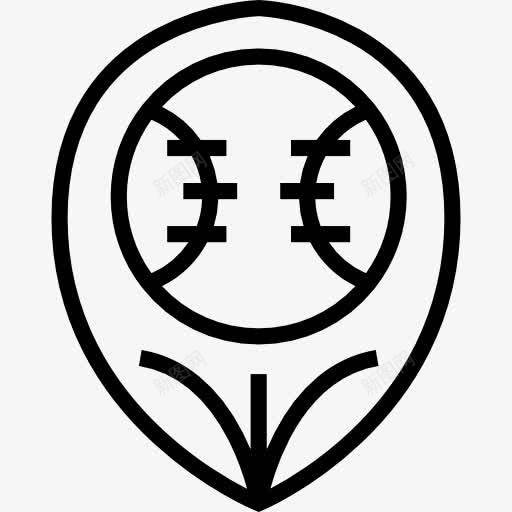 家里跑图标png_新图网 https://ixintu.com 体育 体育竞赛 棒球本垒打 球