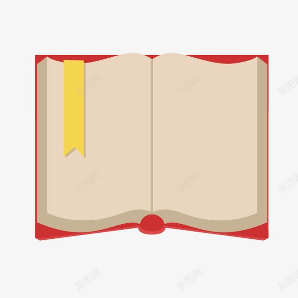 卡通红色图书png免抠素材_新图网 https://ixintu.com 卡通图书 手绘图书 简约图书 红色图书