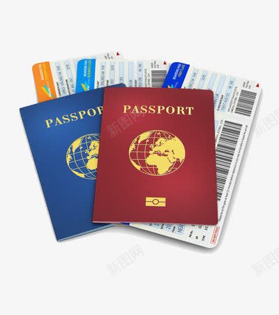 各国护照png免抠素材_新图网 https://ixintu.com 出国 护照 旅游 证件