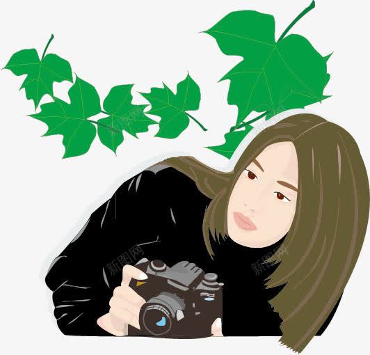 摄影树叶人物转换png免抠素材_新图网 https://ixintu.com 人物 摄影 树叶 转换