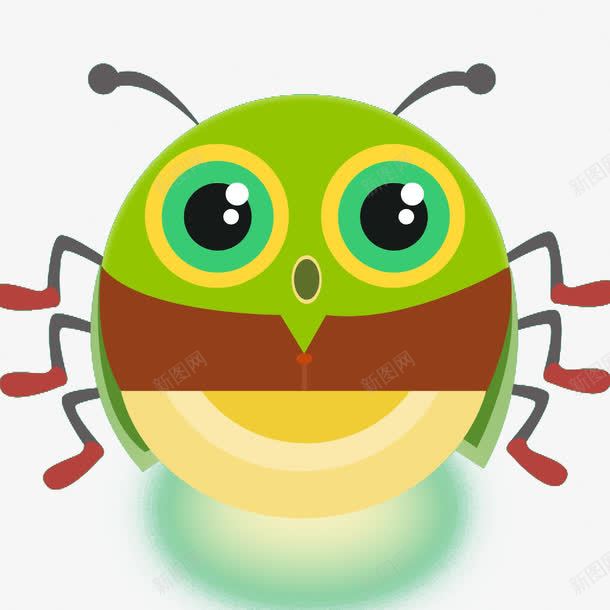 卡通萤火虫png免抠素材_新图网 https://ixintu.com 卡通 发光 萌 萤火虫 萤火虫光