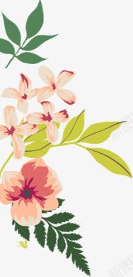 手绘可爱小花水墨png免抠素材_新图网 https://ixintu.com 可爱 水墨