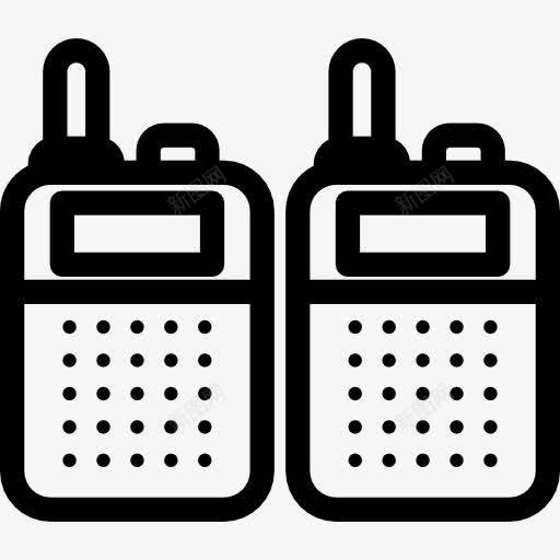 对讲机图标png_新图网 https://ixintu.com 对讲机 技术 警察 通信 频率
