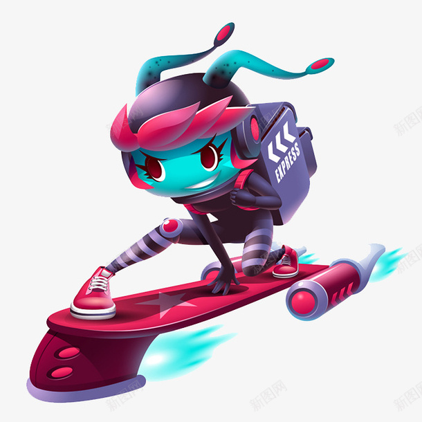 创意卡通人物psd免抠素材_新图网 https://ixintu.com 创意手工 创意设计 卡通设计 可爱玩偶
