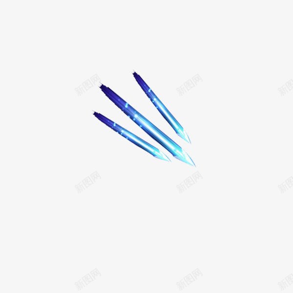 蓝色炫光元素png免抠素材_新图网 https://ixintu.com 炫光 炫酷 蓝色